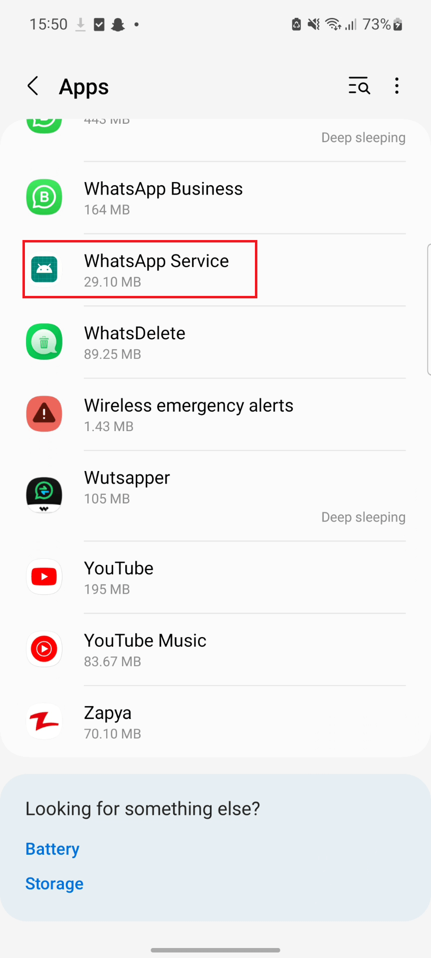 whatsapp service