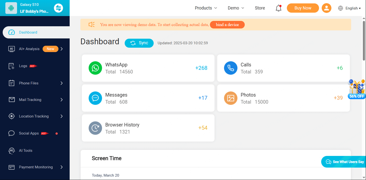 kidsguard pro panel