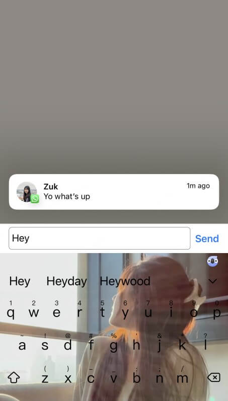 chat with someone on WhatsApp