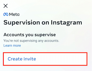 create invite