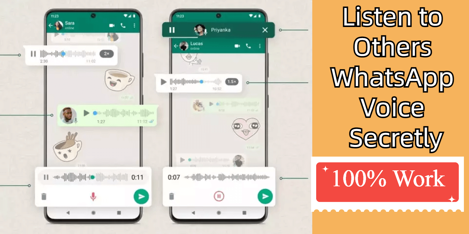listen to someone's WhatsApp voice 
