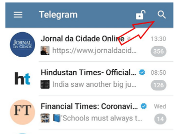 search someone on telegram by username