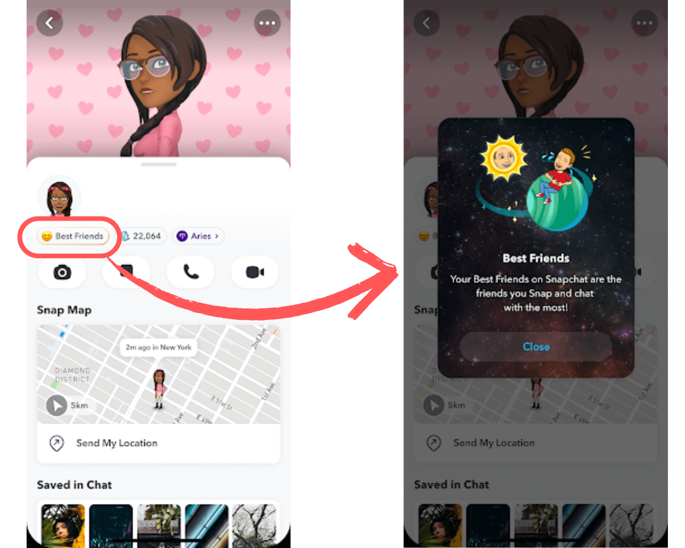 how to see someone's best friends list on snapchat plus