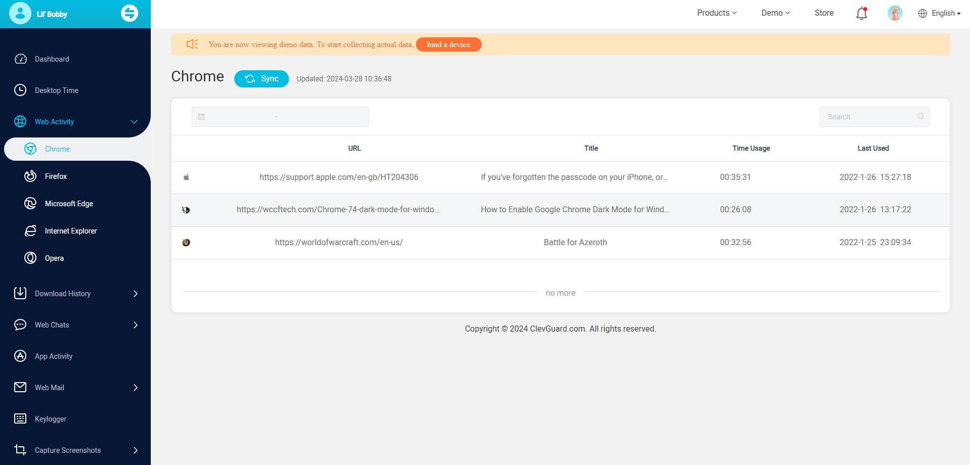 How to see your child’s search history in monivisor