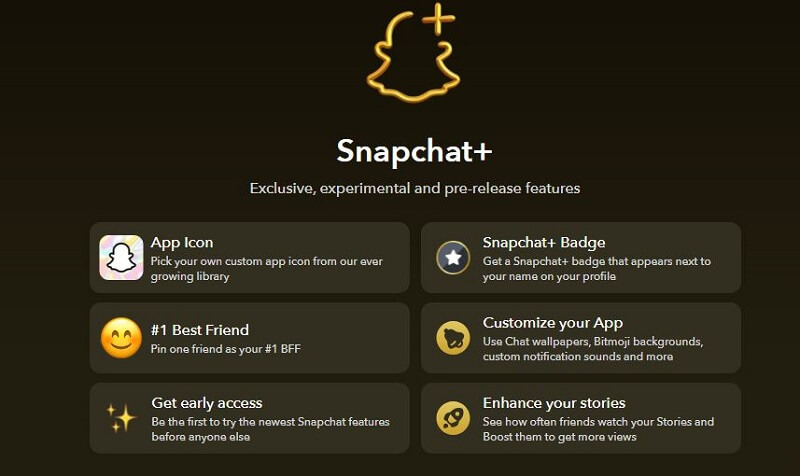 snapchat plus feature