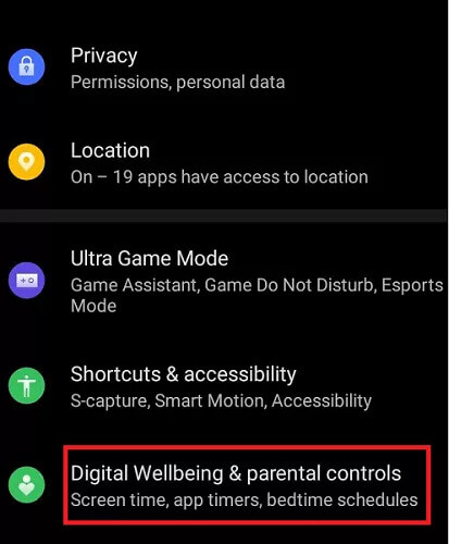 block apps on android