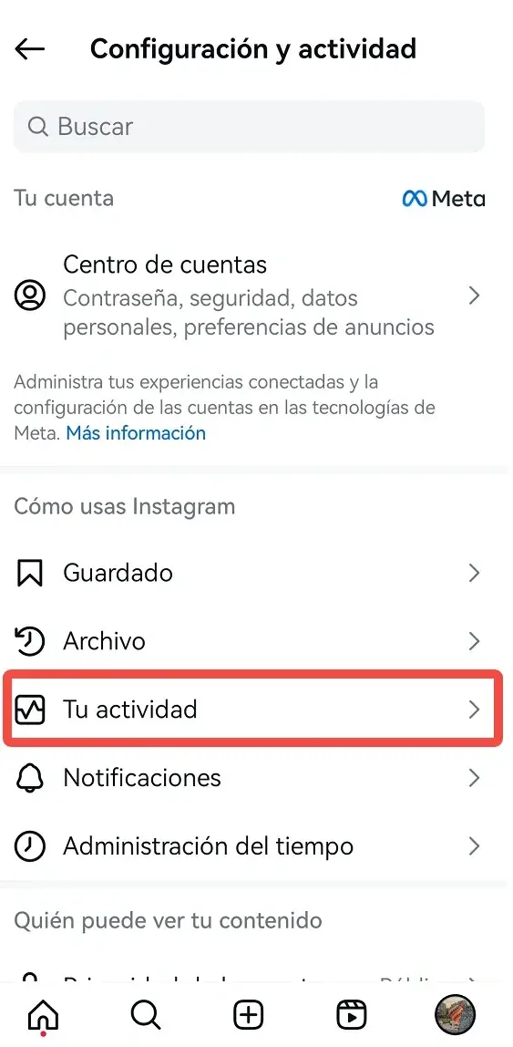 Pantalla de me gusta en Instagram 2