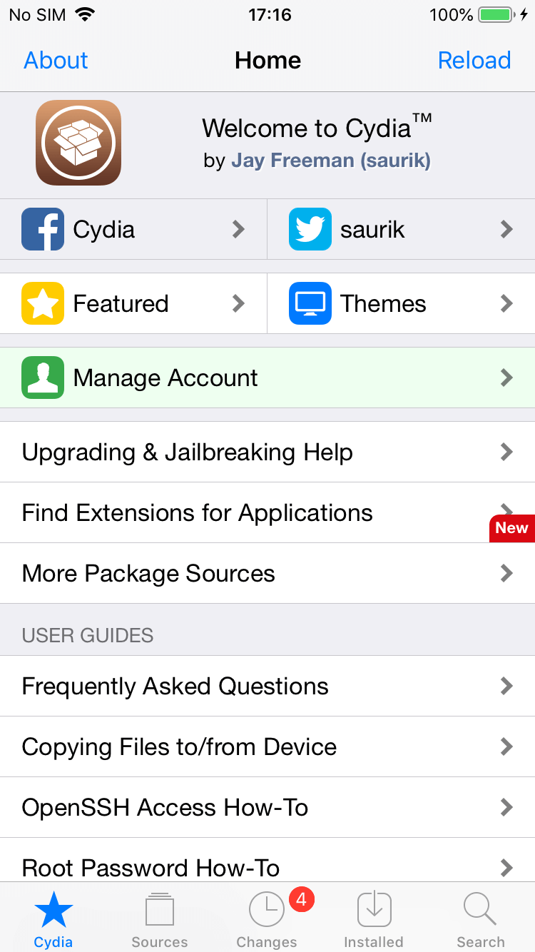 abre cydia