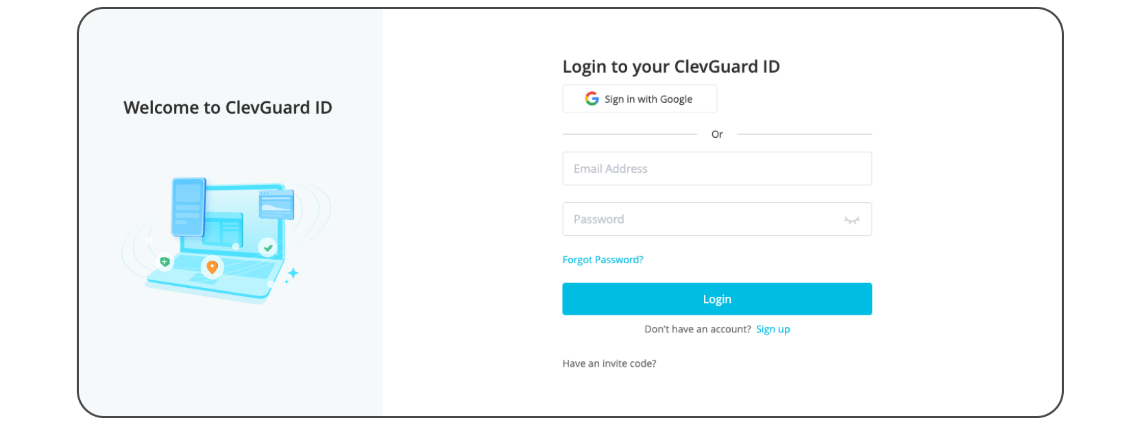 Registrar para una cuenta de Kidsguard pro